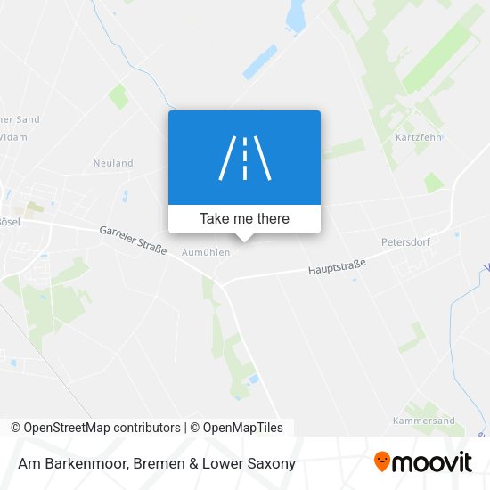 Am Barkenmoor map