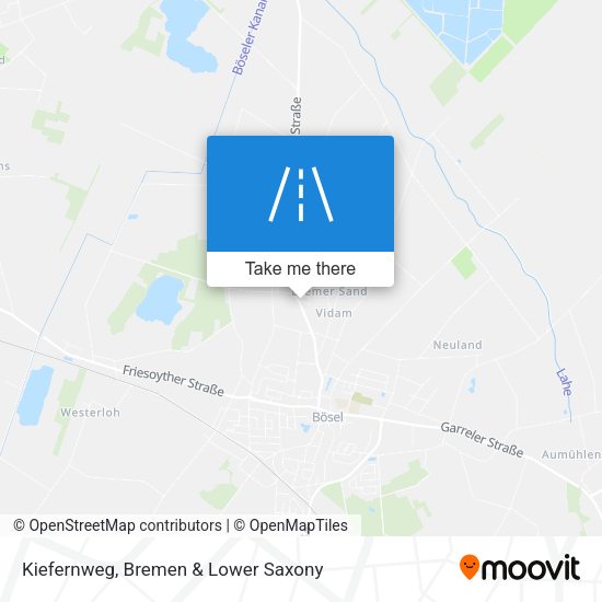 Kiefernweg map