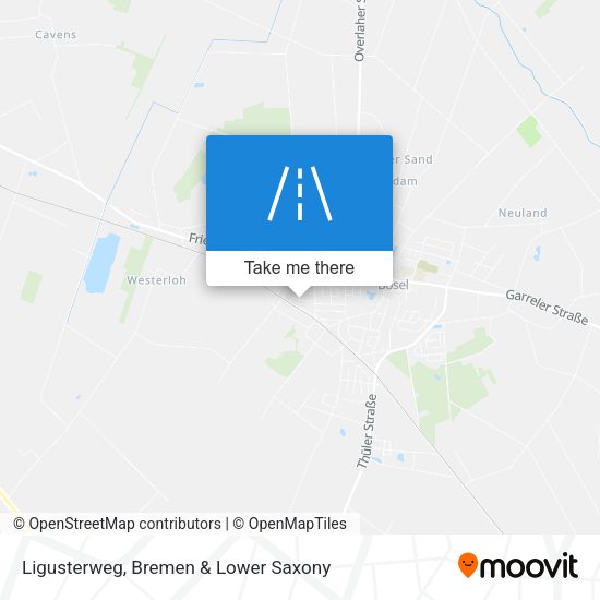 Ligusterweg map