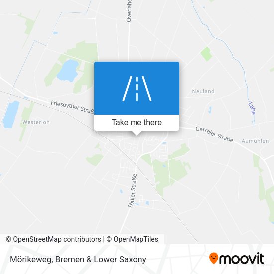 Mörikeweg map