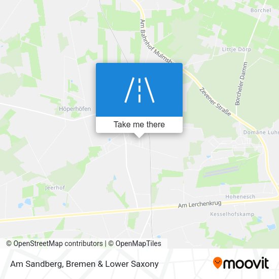 Am Sandberg map