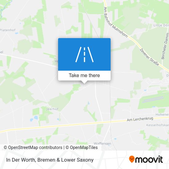 In Der Worth map