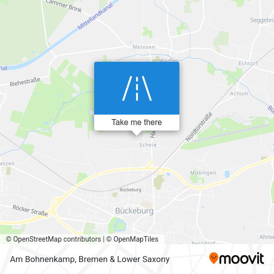Am Bohnenkamp map