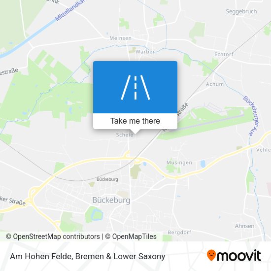 Am Hohen Felde map