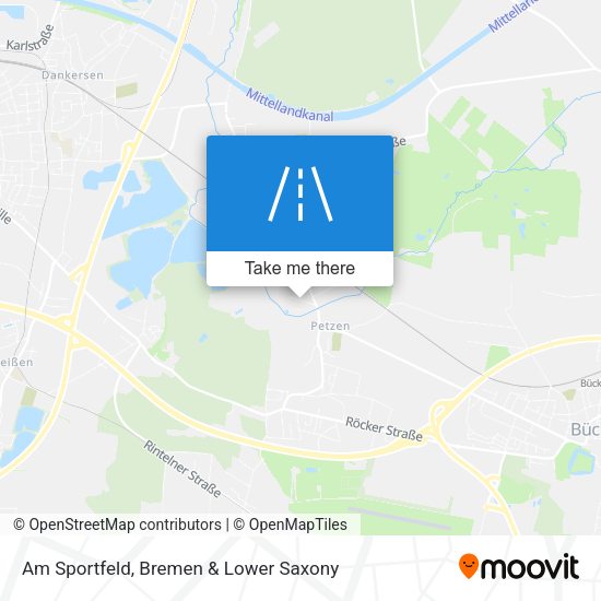 Am Sportfeld map