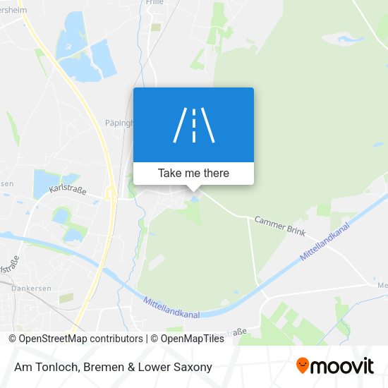 Am Tonloch map