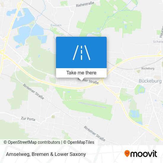 Amselweg map