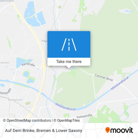 Auf Dem Brinke map