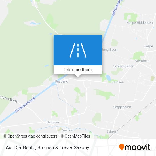 Auf Der Bente map