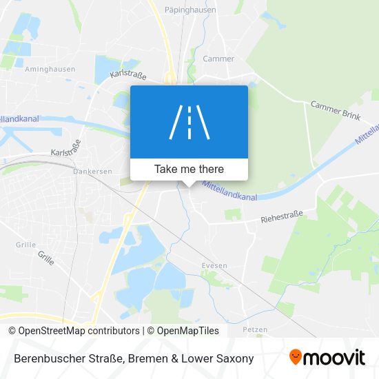 Berenbuscher Straße map
