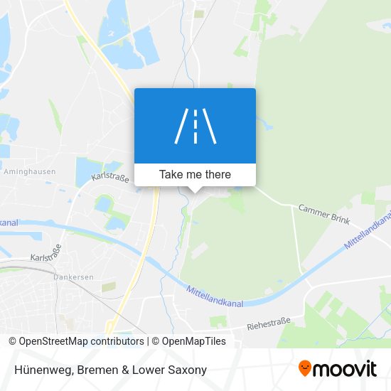 Hünenweg map