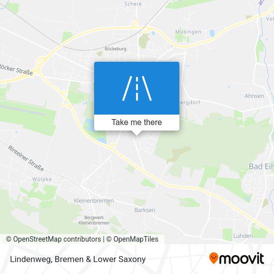 Lindenweg map
