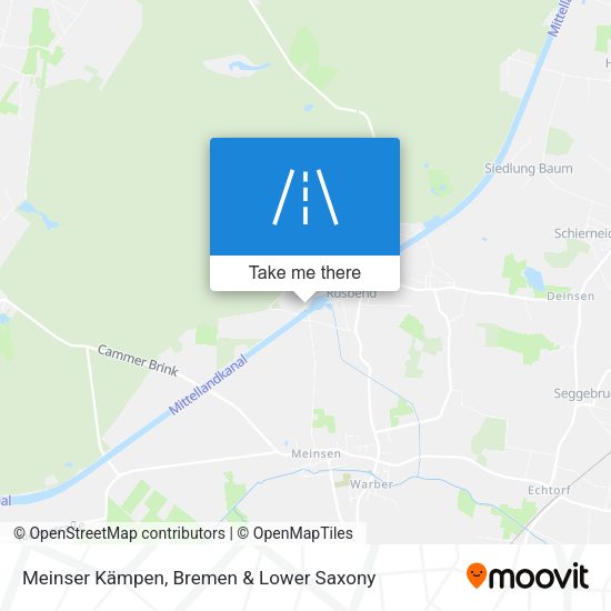 Meinser Kämpen map