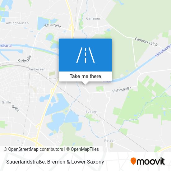 Sauerlandstraße map