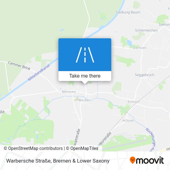Warbersche Straße map