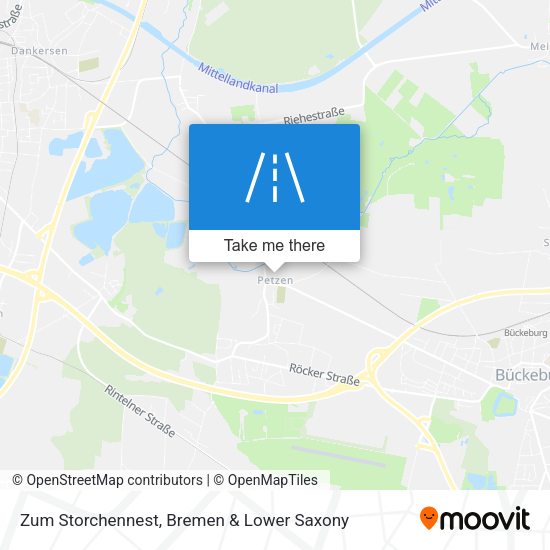 Zum Storchennest map