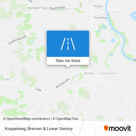 Koppelweg map