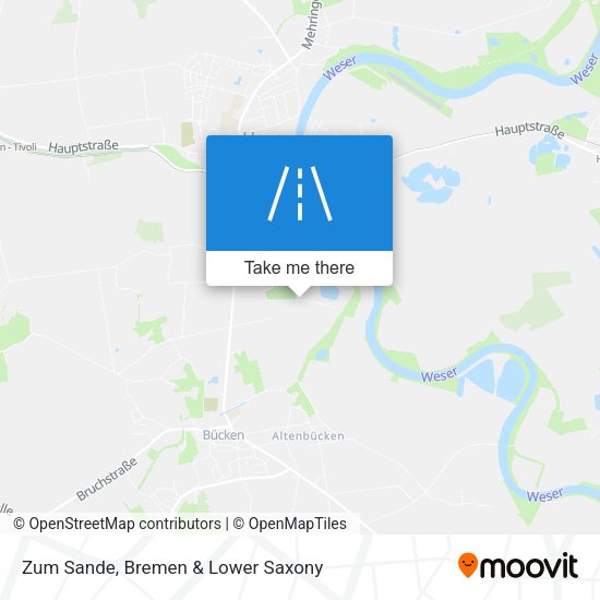 Zum Sande map