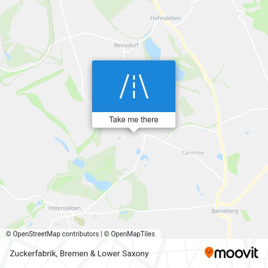 Zuckerfabrik map