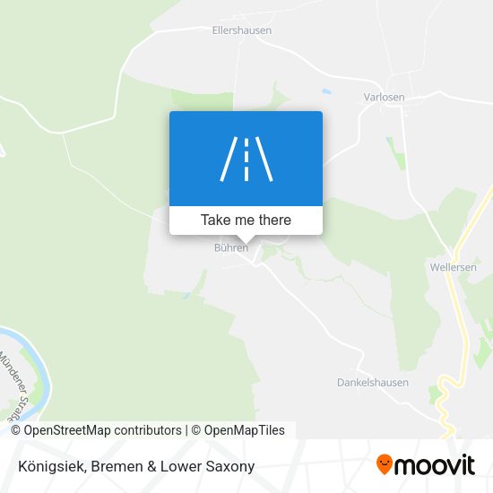 Königsiek map