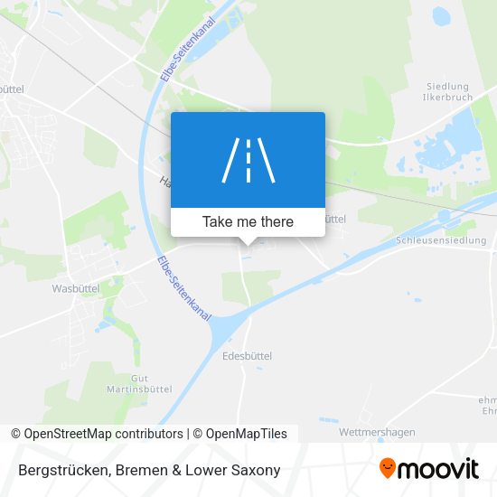 Bergstrücken map