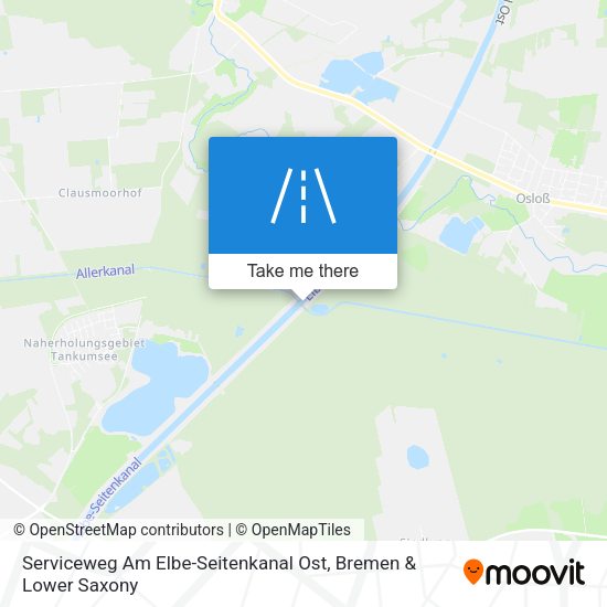 Serviceweg Am Elbe-Seitenkanal Ost map