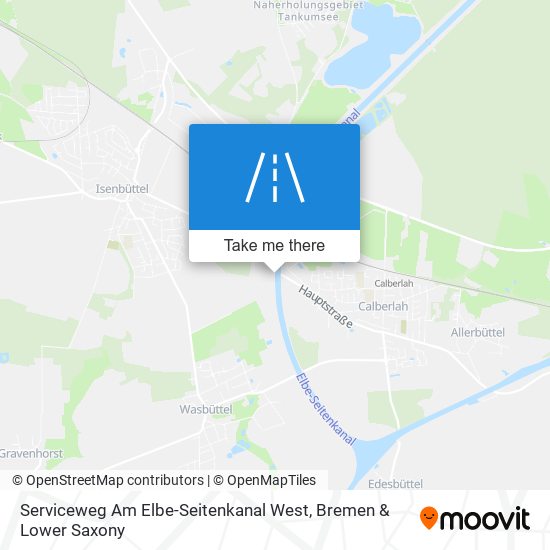 Serviceweg Am Elbe-Seitenkanal West map