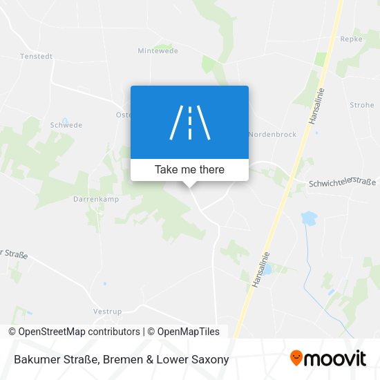 Bakumer Straße map