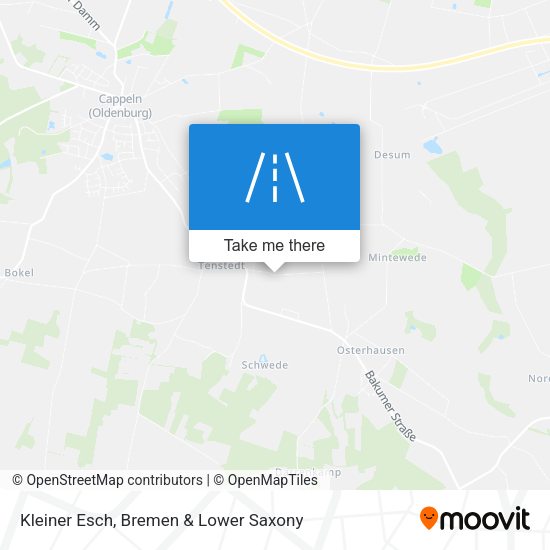 Kleiner Esch map