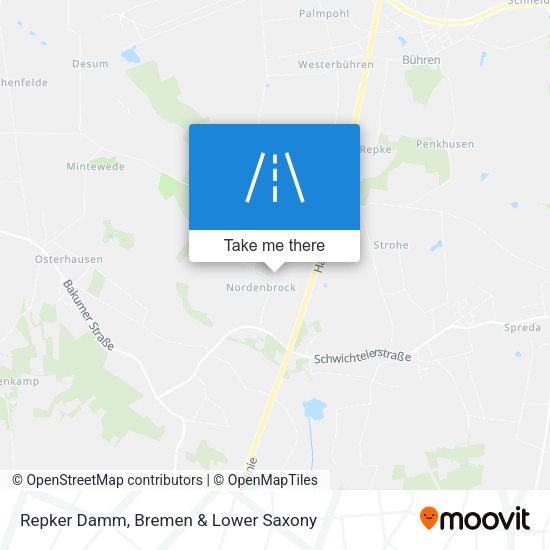 Repker Damm map