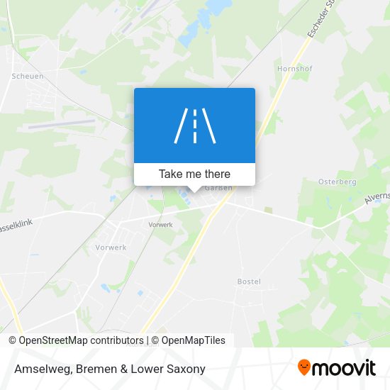 Amselweg map