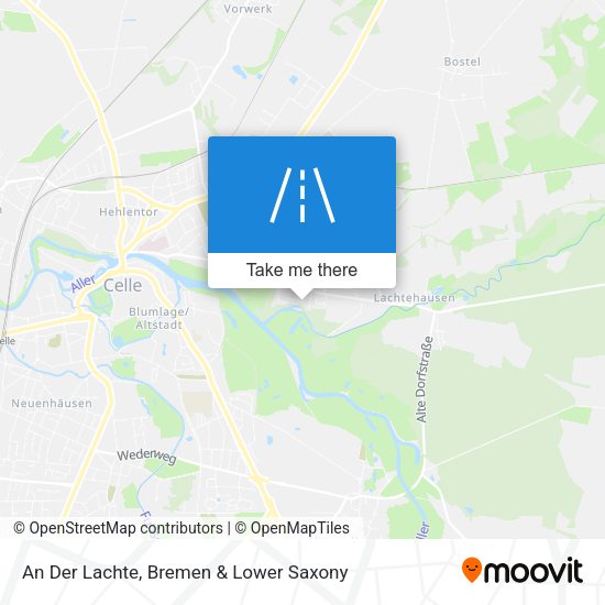 An Der Lachte map