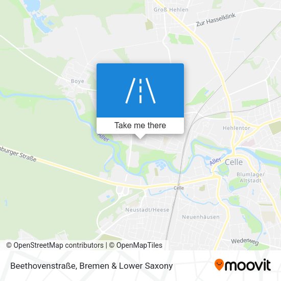 Beethovenstraße map