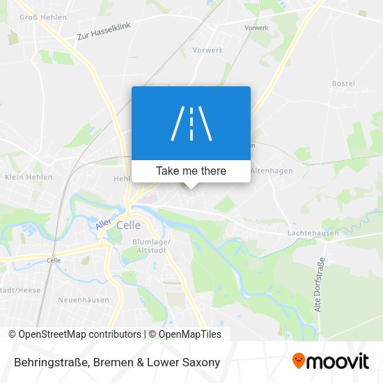 Behringstraße map