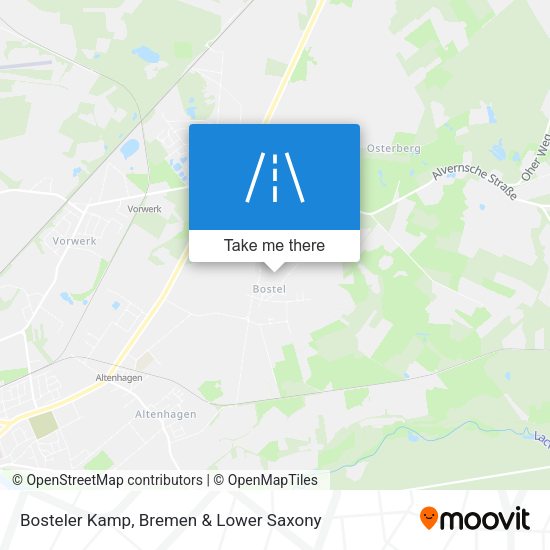Bosteler Kamp map