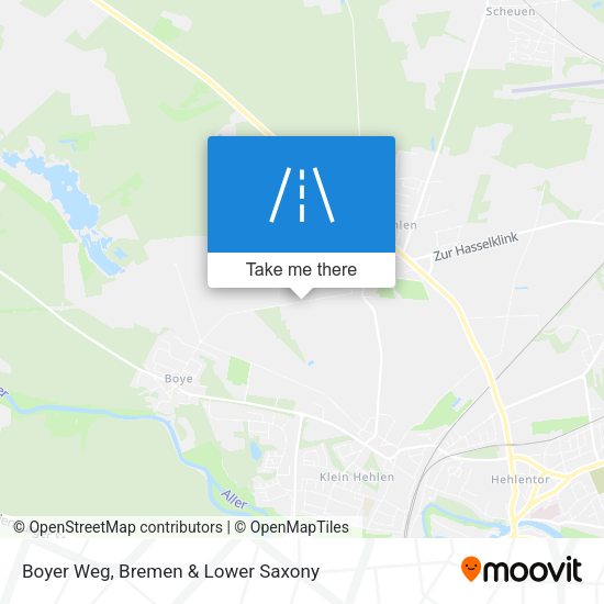 Boyer Weg map