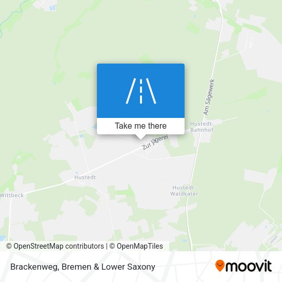 Brackenweg map