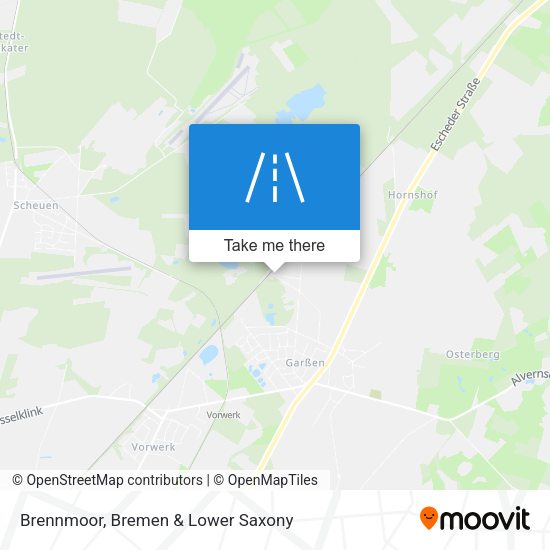Brennmoor map