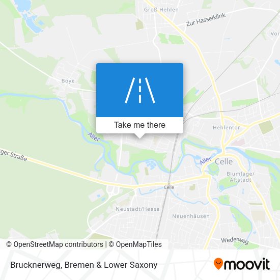 Brucknerweg map