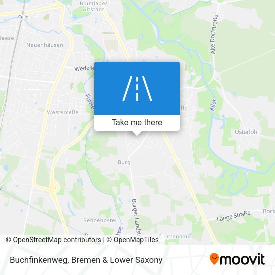 Buchfinkenweg map