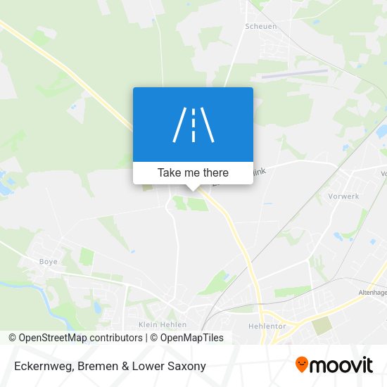 Eckernweg map
