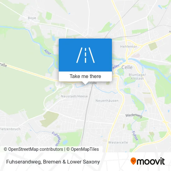 Карта Fuhserandweg
