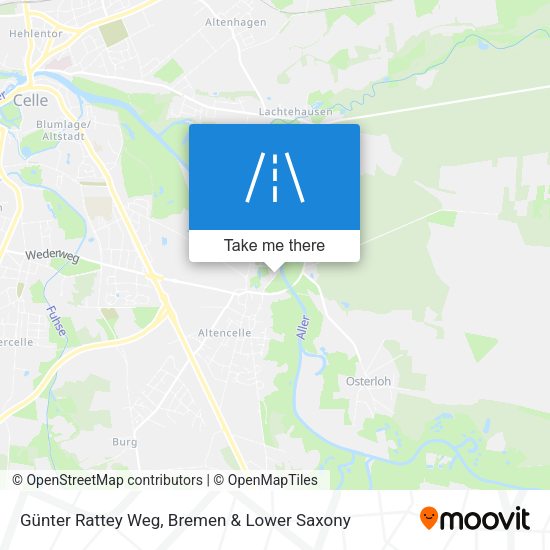 Günter Rattey Weg map