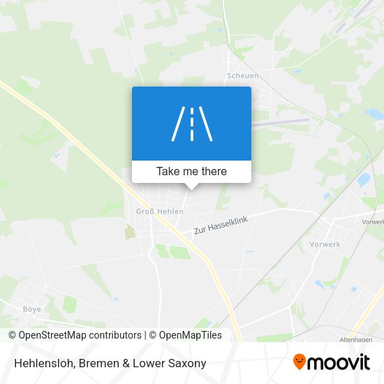Hehlensloh map