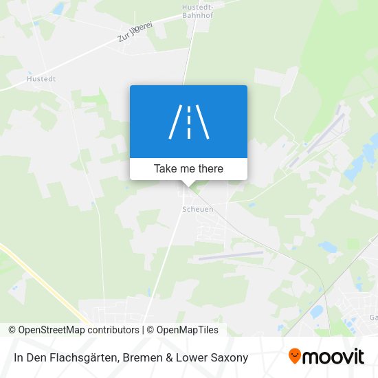 In Den Flachsgärten map