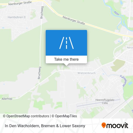 In Den Wacholdern map