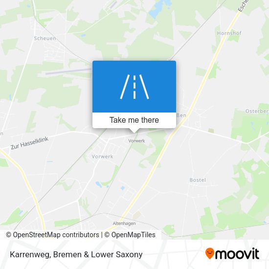 Karrenweg map