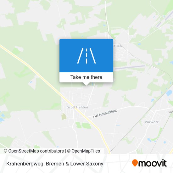 Krähenbergweg map