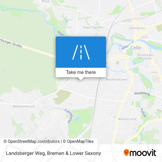 Landsberger Weg map