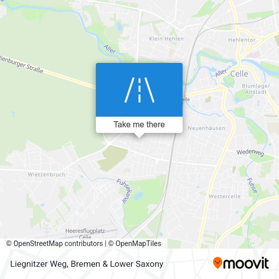Liegnitzer Weg map